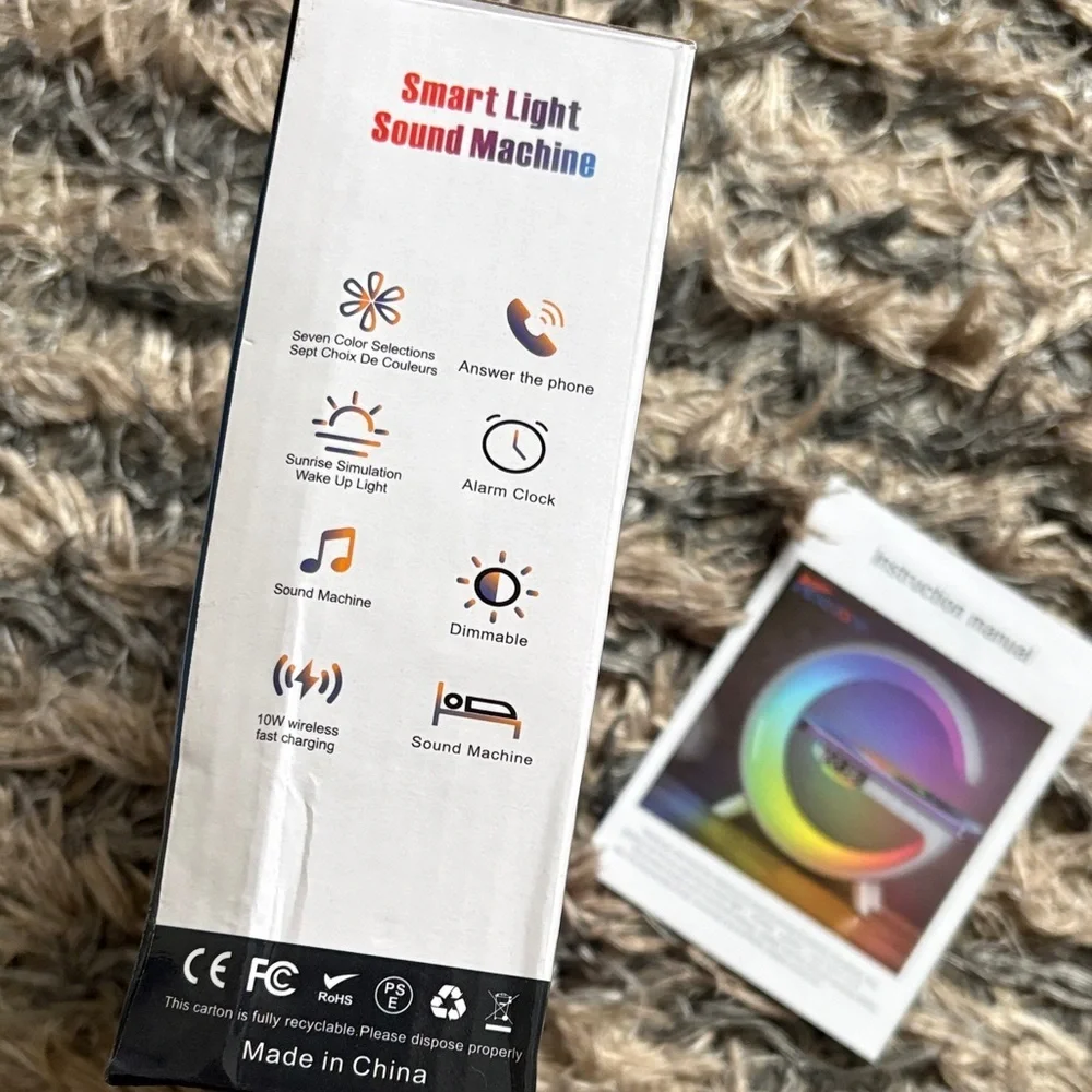 Smart Light Sound Machine/ Phone Charger & More